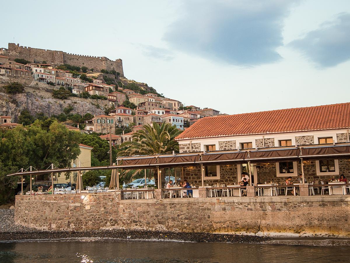 Olive Press Hotel & Apartments Митимна Екстериор снимка